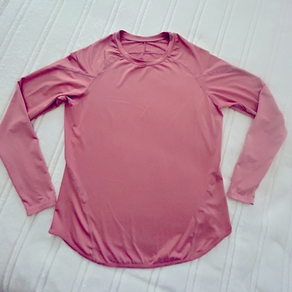 Pink Relaxed Work Out Long Sleeve Top​​​​​​​ - Picture 2 of 9